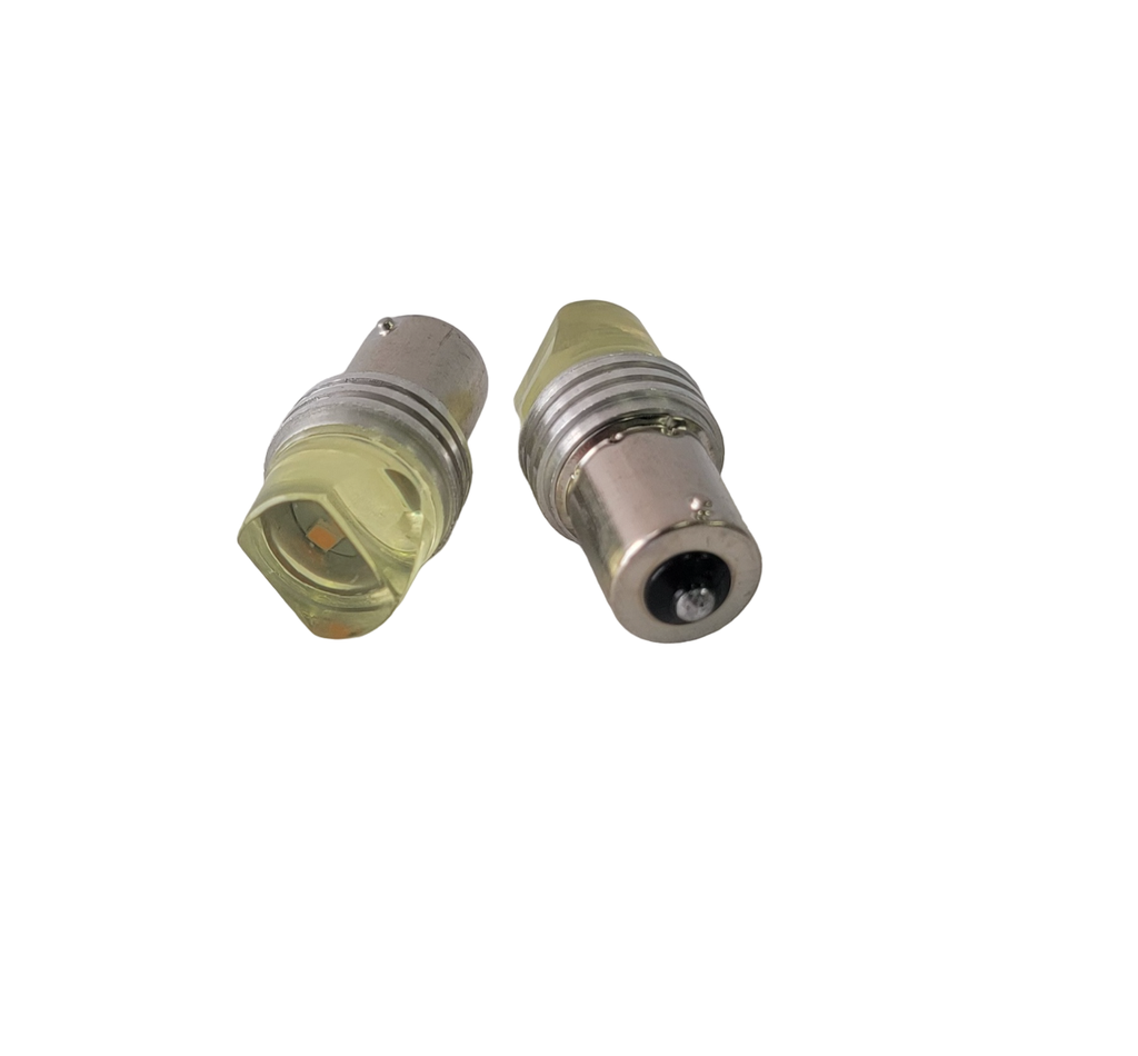 CLD 1156 BAY15S 12V BASE METALICA AMBAR (E)