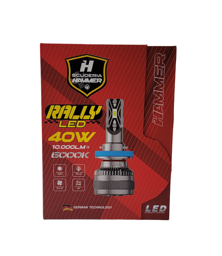 [HL1154] RALLY LED H7 - 6000K 40W 10.000 LM