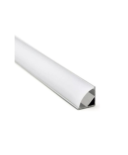 [LED260] LUMISTAR PERFIL ESQUINERO PARA CINTAS LED 1MT (INCLUYE 2 GANCHOS Y 2 TAPAS)