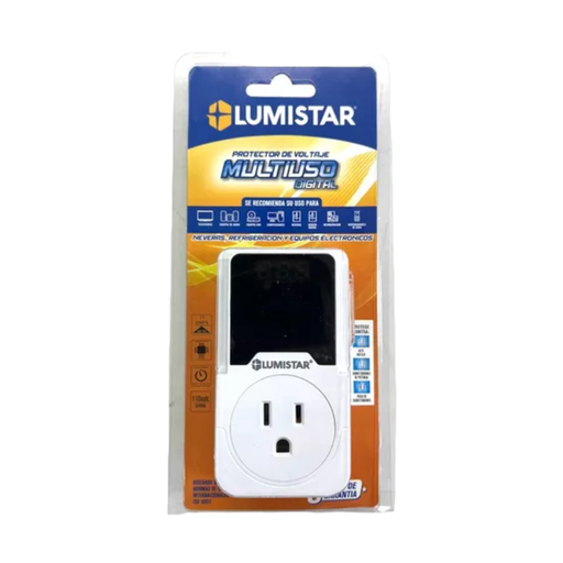 [PTV013] LUMISTAR PROTECTOR MULTIUSO P/EQUIPOS DIGITALES 80-130V 15AMP