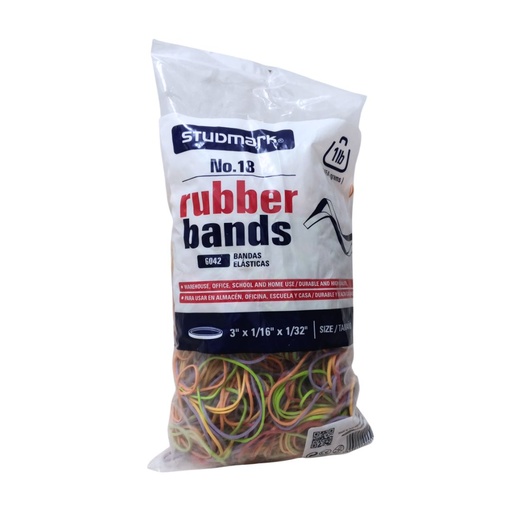 [ST-06042] LIGAS ELASTICAS COLOR #18 1LB