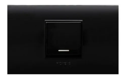 [NG-118K-01] APAGADOR SENCILLO 01 MODULO COLOR NEGRO