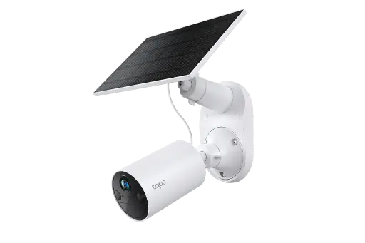 [TAPO-C402] Link-Kit SolarCam C402, cámara de batería para exteriores con base de panel solar, inalámbrica, 1080P.