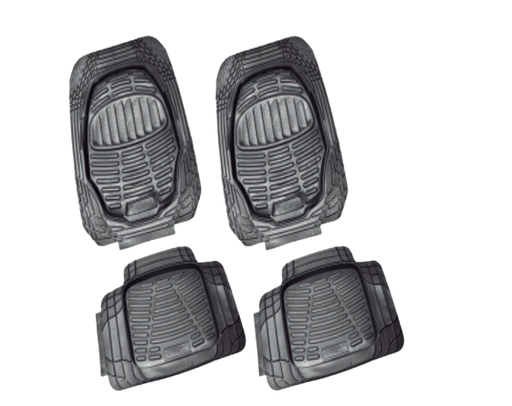 [AF0111] ALFOMBRA TIPO BANDEJA TIPO WHEATHER TECH 4 PIEZAS NEGRO