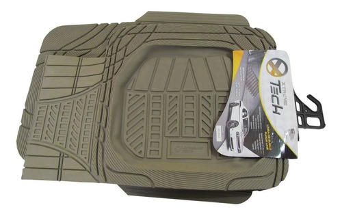 [AF0113] ALFOMBRA TIPO BANDEJA POLIVINILICA 3 PIEZAS BEIGE