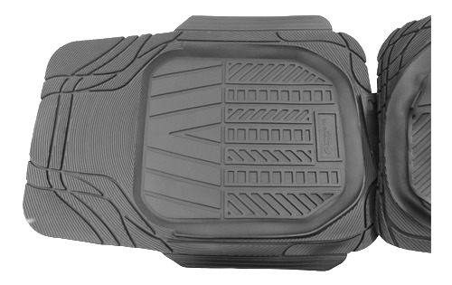 [AF0105] ALFOMBRA TIPO BANDEJA POLIVINILICA 3 PIEZAS GRIS