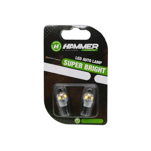 [HA1401] AUX LED HAMMER T10 MUELITA 5LED-2835SMD CAMBUS 12V/24V
