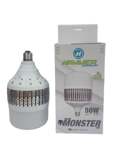[QPBJ-50W] BULBO LED MONSTER - 50W - E27 - 65K  - 100L/W - 40.000 HORAS - 85/265 VOLTS