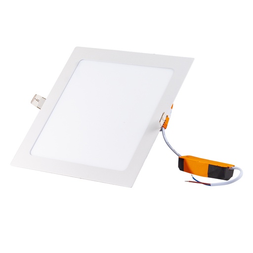 [FHE-141215C] DOWN LIGHT LED - 15W - U/P - 65K -85 LXW - AC 85/265 VOLTS. -CUADRADO HALF 7"