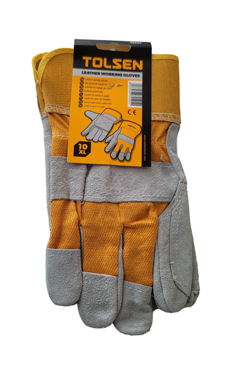 [TL0729] GUANTES DE CARNAZA 10 (XL)