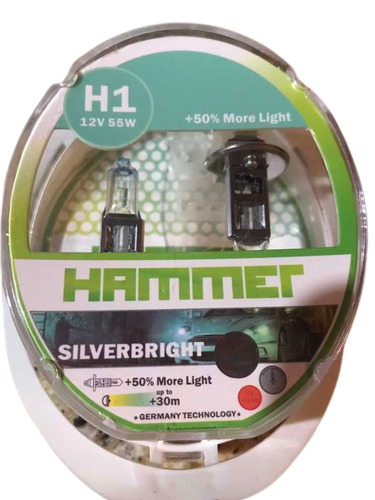 [HA0701] H1 12V 55W SILVER BRIGHT BL DUO