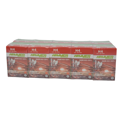 [HA0303] H4 12V 60/55W RALLY CAJA 10 UNIDADES