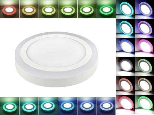 [ZM-10005] LUM. SUPERCIAL LED HALF. 3+2. 32K. ORANGE 4´´. 80 L/W. 85/265VOLTS. CIRC.