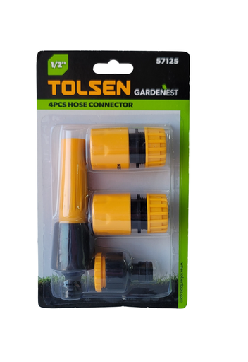 [TL1902] SET 4PZAS DE CONECTORES 1/2" PARA MANGUERA