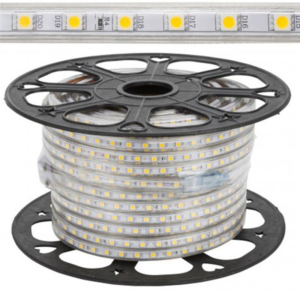 [JX-05001] 25 MTS. 5730 PLUSS. WHITE. 0.2 W/L. 72 LED/MTS. 110 VOLTS. 8MM