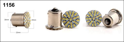 [093] Bombillo led 1 contacto 1156 Blanco