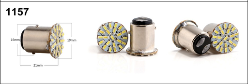[095] Bombillo led 2 contacto 1157 Blanco