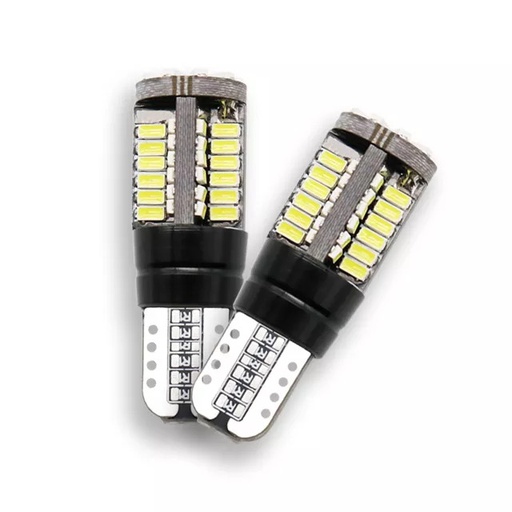 [157A] T10 57SMD ESTROBO BLANCO (PAR)