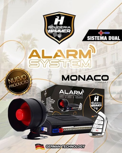 [AL0201] ALARMA SCUDERIA HAMMER MONACO (E)